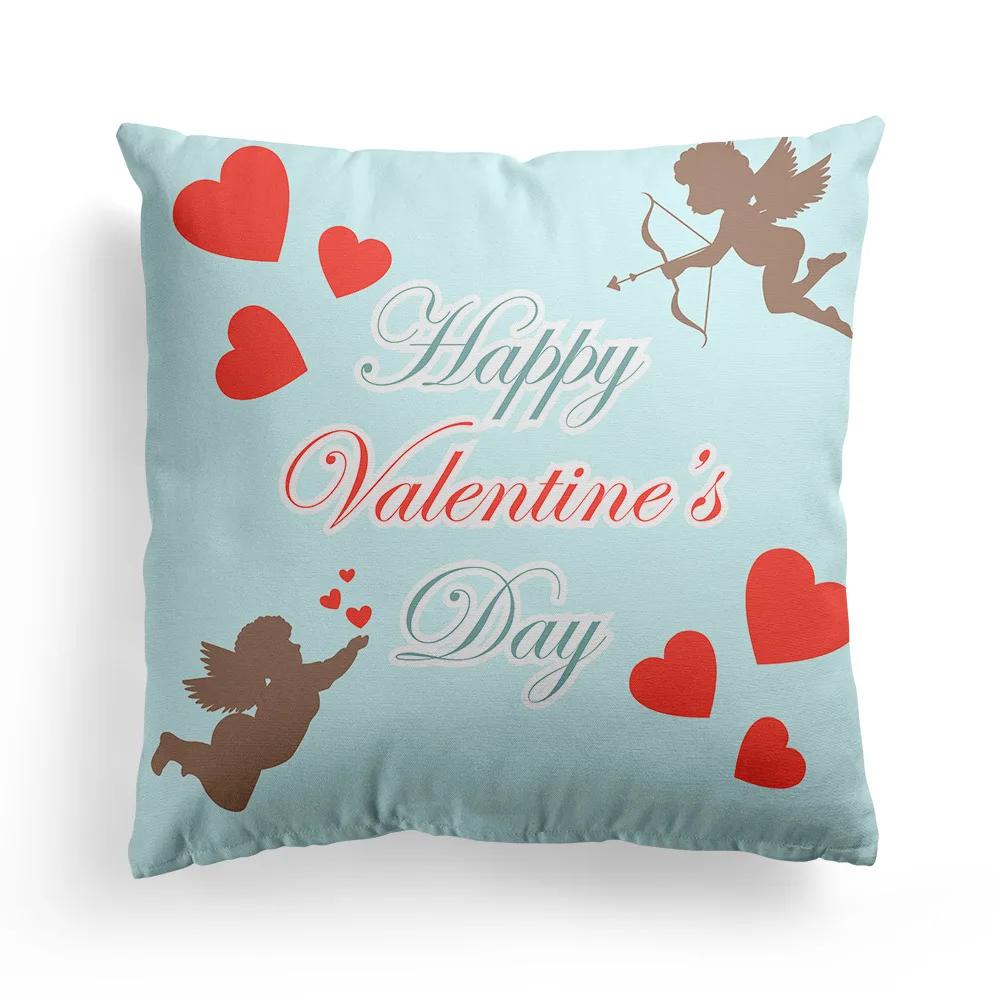 Valentine's Day Pillow Cover Home Gift Pillow Sleeper Cushion Cover