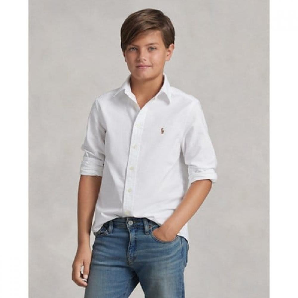 Polo Kids Boys 8 18 Years Old Cotton Oxford Shirt  Cwpowovy6820060100 S