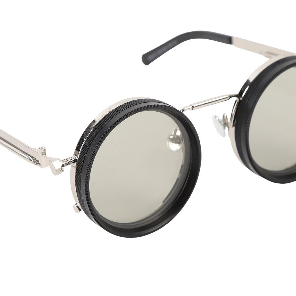 Polarized Sunglasses 49MM Lens ND2 400 Filter Round Glasses for Fishing and Sports Adjustable Tint