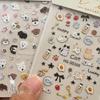 Pegatinas de Uñas de Dibujos Animados Japoneses 3D: Corazón, Perro Lindo, Gato Adorable Patrones