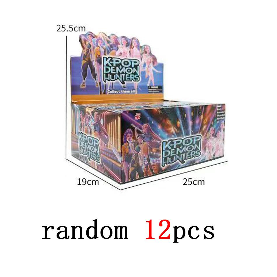 Anime Kpop Demon Hunters blind box Action Figure Toys Derpys Tiger Ranimeumi Mira Zoey Sussy Figurine Doll For Fans Gift