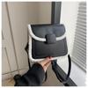 Bag Women's Autumn and Winter New Plush Splicing Messenger Bag Simple Commuting Temperament Versatile Shoulder Small Square Bag