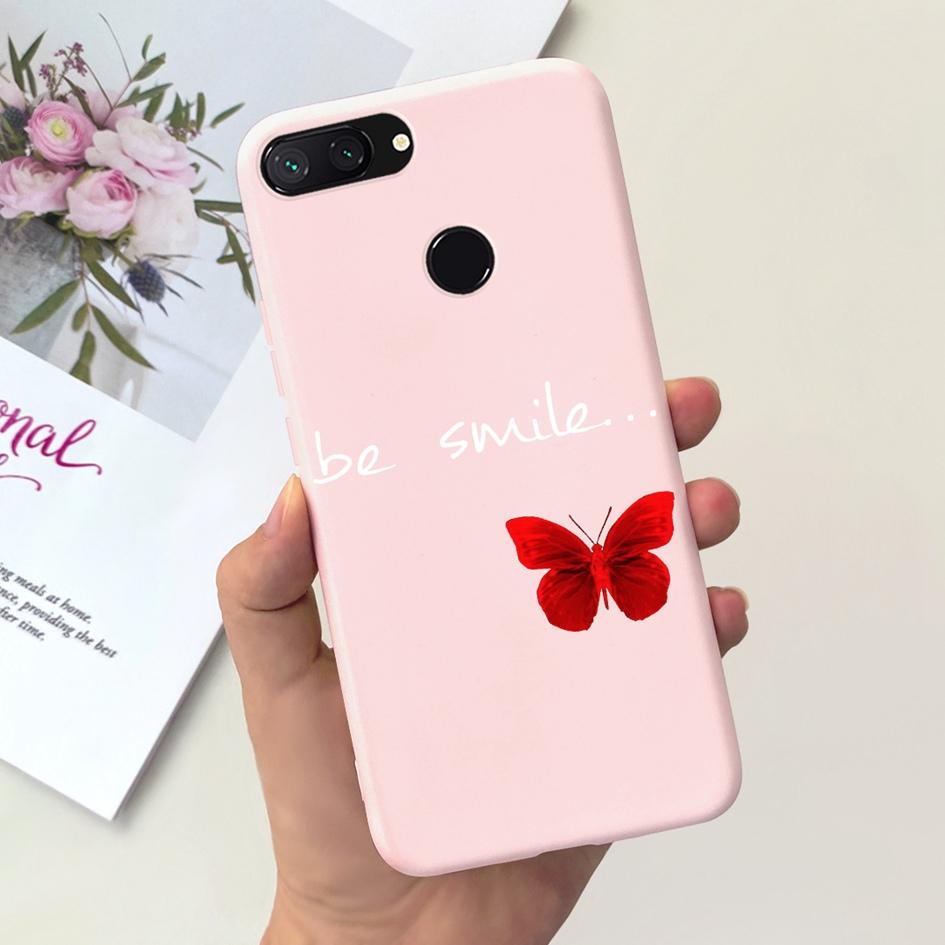 Für Xiaomi Mi 8 Lite Hülle 6,26" Mode Landschaft Mädchen Bumper Weiche Silikon Handyhülle Für Xiomi Mi 8 Lite Funda Mi8Lite Tasche