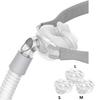 Mască nazală CPAP cu perne universale din silicon, compatibilă cu ResMed și Yuwell, etanșare confortabilă, design ușor, eliberare rapidă, bandă de fixare reglabilă