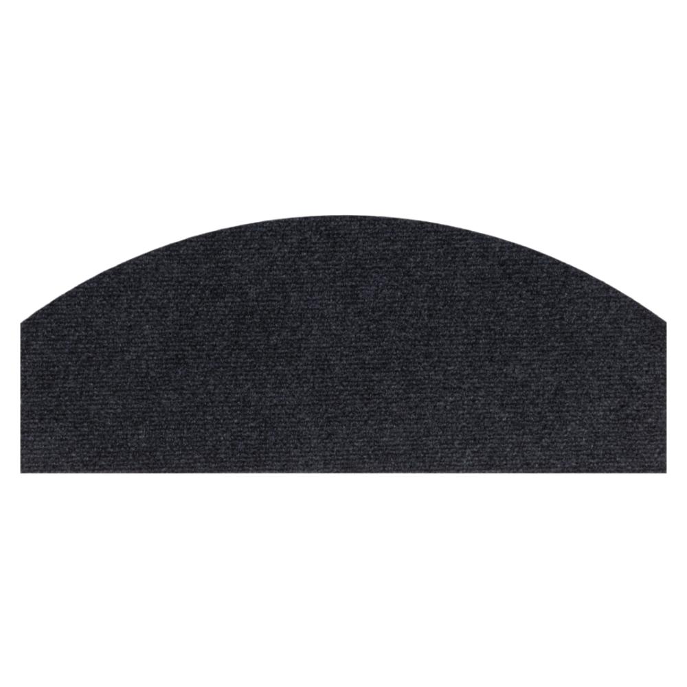 

Semi-Circular Stair Mat Rug Self-Adhesive 4mm Thick Stair Tread Carpet Non-Slip Anti-Fall Household Floor Mats All Indoor Places світло-сірого кольору