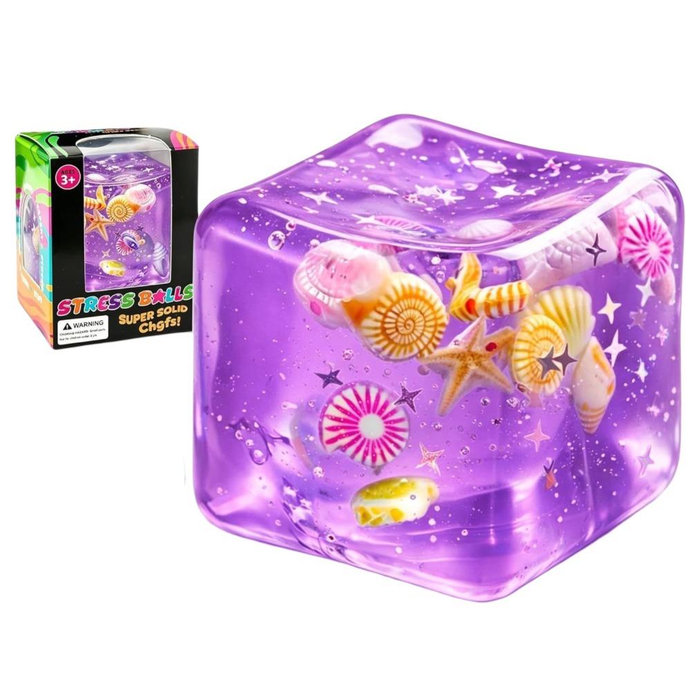 Cartoon Design Ocean Sensory Fidget Toy Star Shell Blue Pinch Cube Gift Stress Balls  Wedding Party