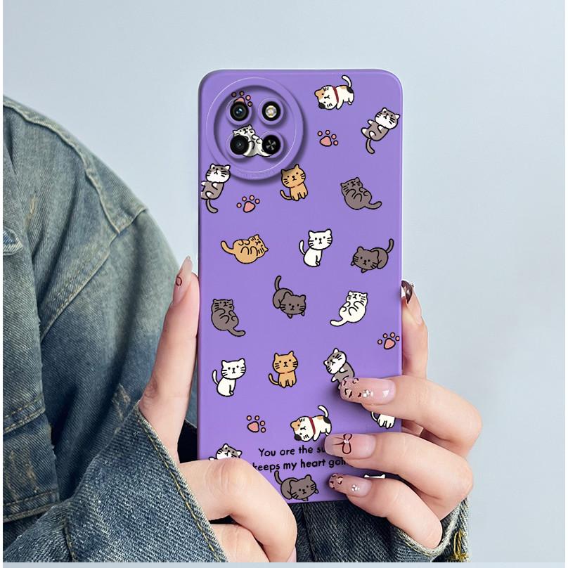 For Itel S23 Phone Case S665L Cover Soft Silicone Cute Panda Flower Boys Girls Painted Shell Cartoon Funda Protect Casing Coque