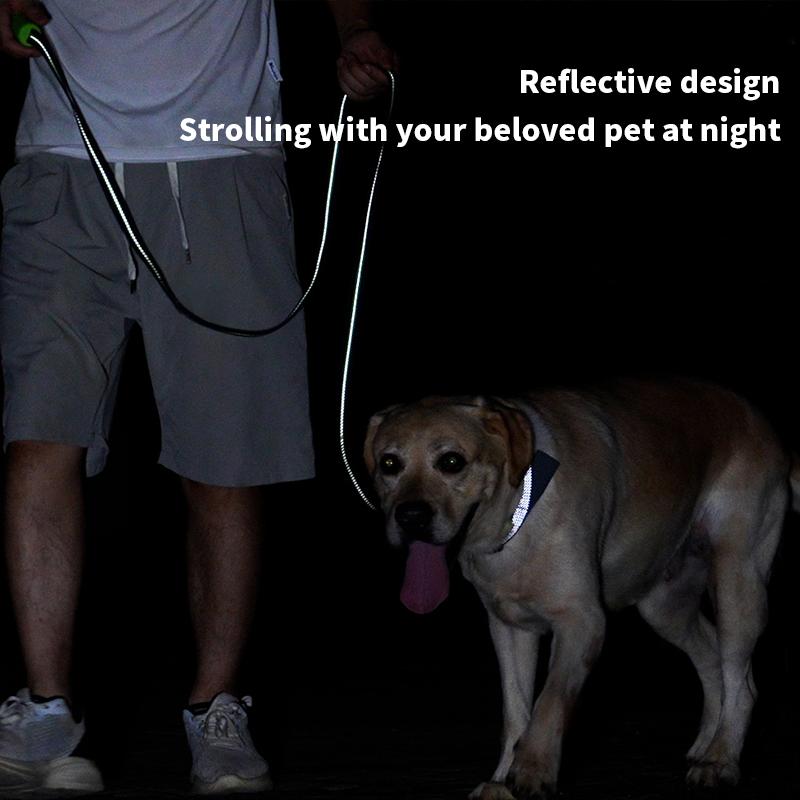 Multifunctional Pet Dog Leash - Anti-Pull Adjustable Length Soft Handle for Outdoor Walking Suitable For Small/Medium/Large Dogs