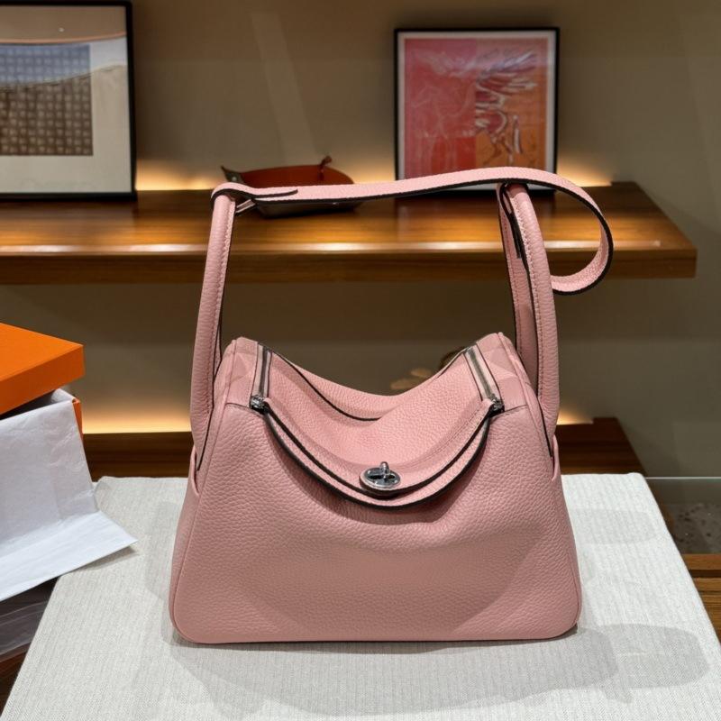 2026 new first-layer cowhide tc cowhide 19cm mini lindy bag crossbody leather medicine bag genuine leather women's bag
