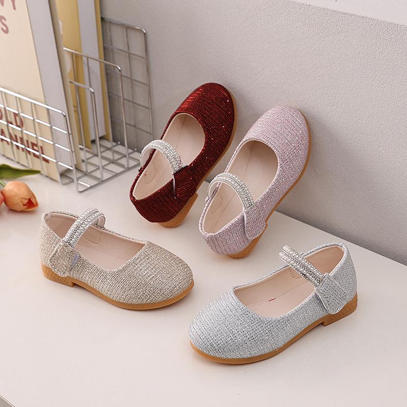 Cute and Fashionable Princess Shoes for Girls: Soft-Soled Performance Leather Shoes for Spring and Fall