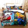 3D Print DOG MAN Cartoon Bedding Set Single Twin Full Queen King Size Bed Set Adult Kid Bedroom Duvetcover Sets