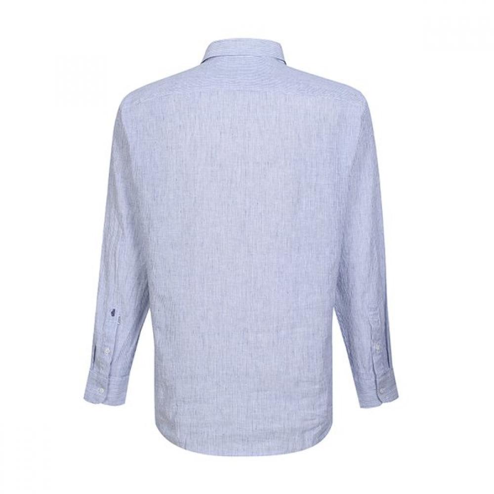 Vanbrough Luxury Linen Stretch Stripe Shirt Bossg1050 Bu 