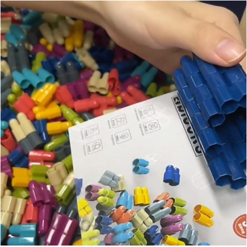 Bullet Building Pellet Blocks Toy Diy Assembling Toys Early Education Gift Kids