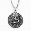 Viking Ship Men's Fashionable and Domineering Retro Distressed Pendant Necklace