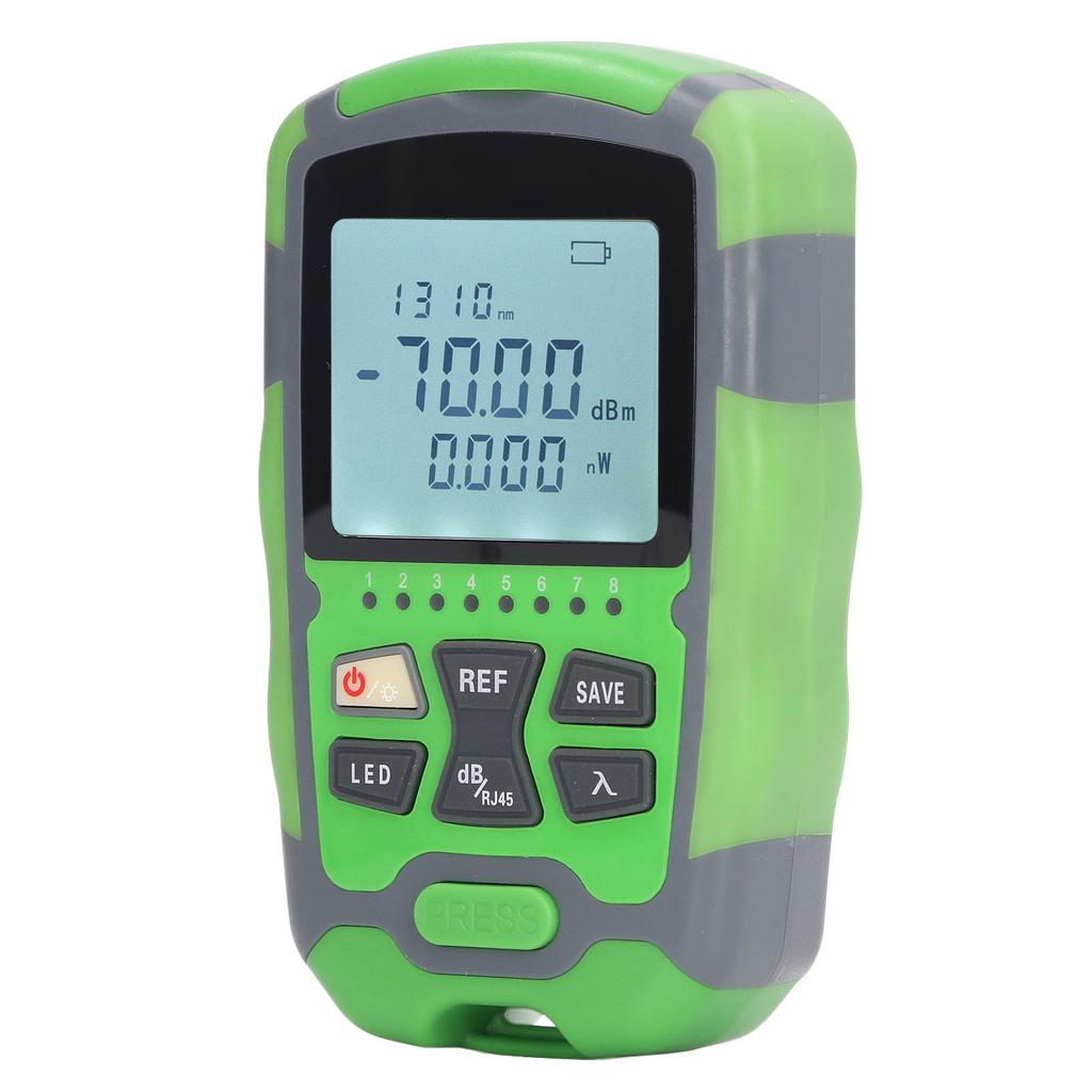 Fiber Optic Tool Kit with Optical Power Meter FC LC Adapter Optic Fiber Cleaver 3 Jaw Plier