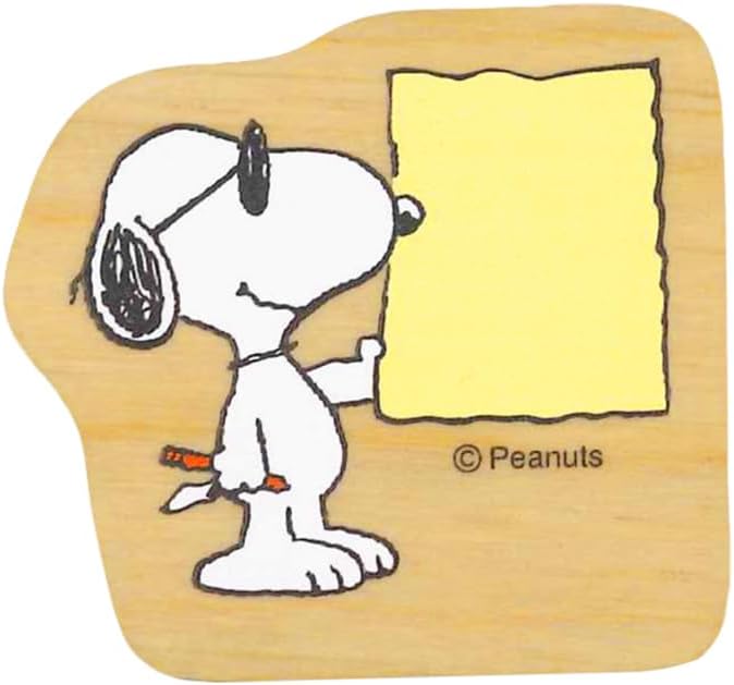 Snoopy Children S Cage Stamp Joe Cool With Snoopy Paper Wood Piece 2283 010
