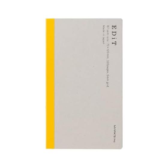 Small grid notebook using notebook paper, B7 variant, refill EDiT EDI-NB21-RFL