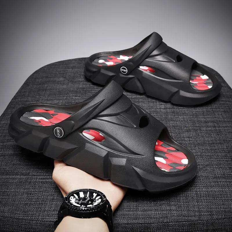 Fashion Soft Male Slipper Eva Sabot Beach Men's Shoe Slides High Quality Fashion Designer Luxury Mascullino Cheap Shoes Liquidation Fun
