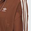 adidas Originals Women Soft Knit Long Sleeve Three-Stripes Casual Outerwear Jacket Brown JM8058