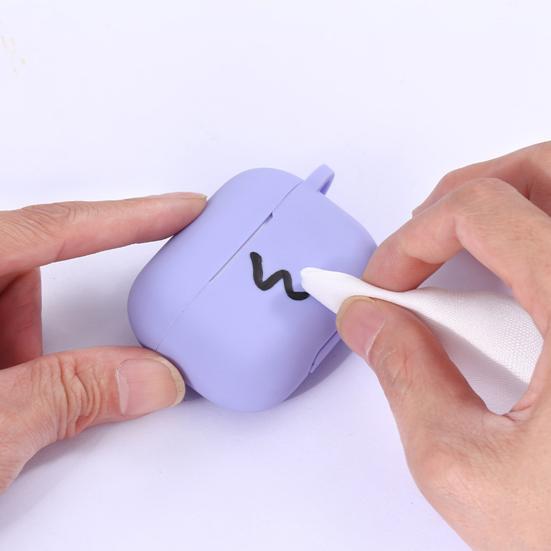 נרתיק מגן לאוזניות תואמות בלוטות' סיליקון נייד עמיד בפני זעזועים עבור Airpods Pro