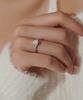 Helene Jewelry Silver 925 1-Carat Heart Cut Moissanite Miss Ring (Type A)