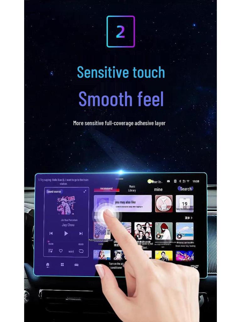 Trumpchi GS3 Jingzhi Edition Center Console Screen Protector - Fits 26 Models