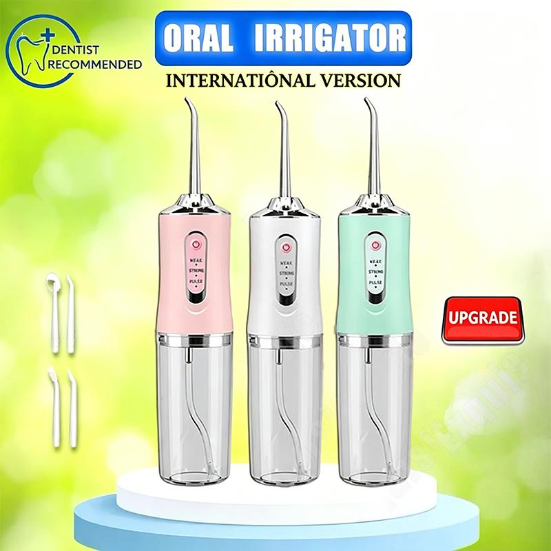 Travel Compact Oral Irrigator Dentist Suggest IPX5 Water Flosser Cordless Professional Cleaning for Sensitive Gums