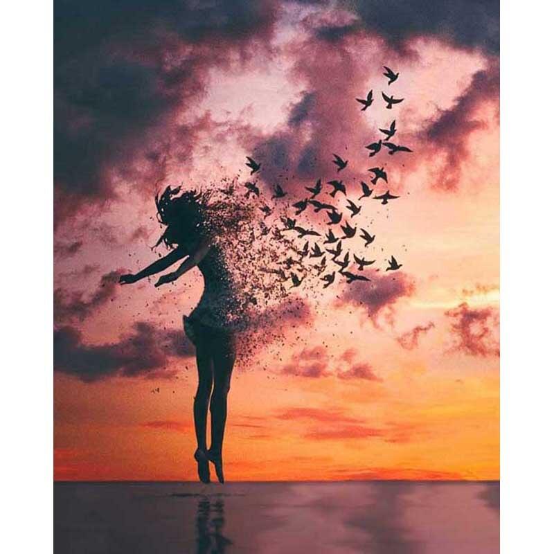 New 5D DIY Diamond Painting Butterfly Art Diamond Embroidery Cross Stitch Crafts Full Round Drill Home Decor Manual Gift