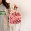 Small Fresh Corduroy Shoulder Ins Mini Backpack Female Korean College Student Mori Simple Double Backpack