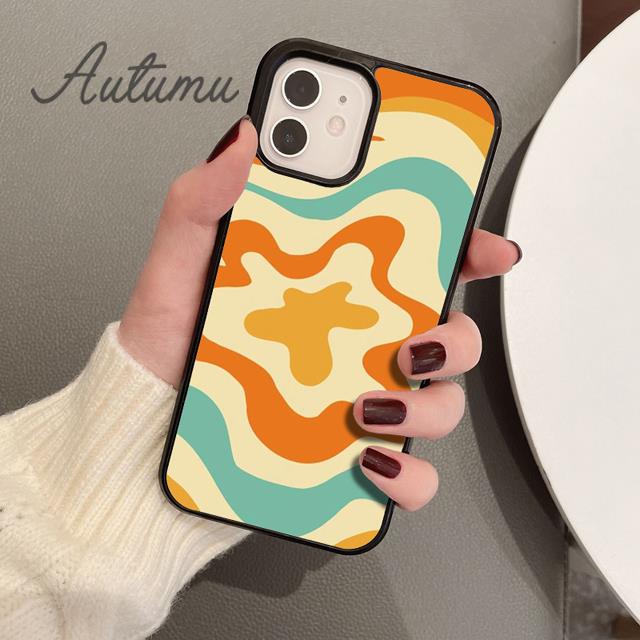 Liquid Swirl Abstract Neutral Blue Grey Phone Case for iPhone 11 12 13 14 Pro Max Mini XR XS SE 2020 6S 7 8 Plus Galaxy S21 S22