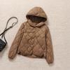 Autumn and Winter New Hooded Short Light Down Jacket Women's Casual Versatile Outer Wear Small Duck Down Jacket Trendy
