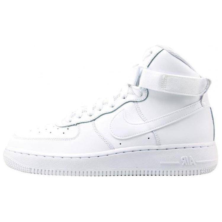Ny Nike Air Force 1 High Hvit GS 653998-100