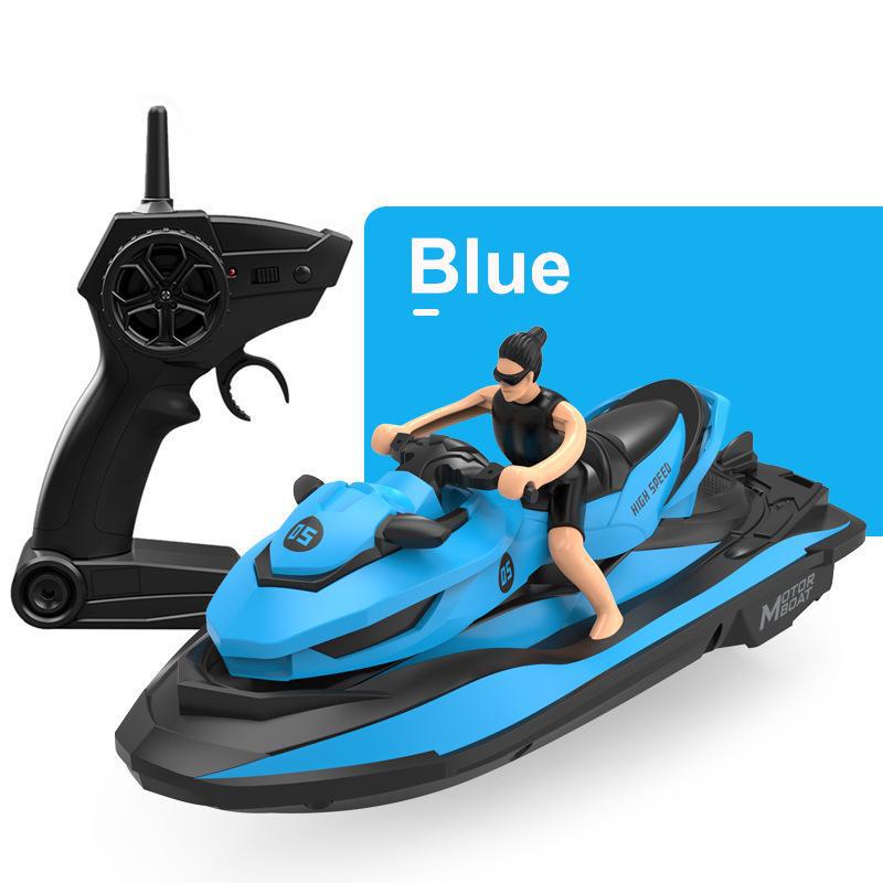 High-Speed Remote Control Waterproof Speedboat Toy for Kids