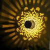 2pcs LED Solar Light IP65 Waterproof and Warm Wall Light Suitable for Garden Lawn Camping Steps Greenway Courtyard Night Light