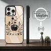 Flower Plant M-Moon Pattern   Phone Case For iPhone17,16,15,14,13,12,11 Plus,Pro Magnetic For Magsafe Wireless Charging