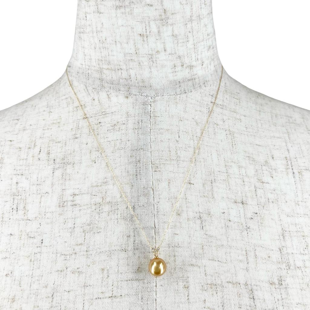 Pendant top gold Women Pearl used