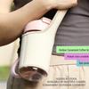Universal Portable Coffee & Tea Cup Sleeve with Heat Insulation and Anti-Scald Crossbody Strap