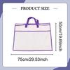 Pillow Storage Bag Handbag Portable with Zipper and Handles Tote Bag Closet
