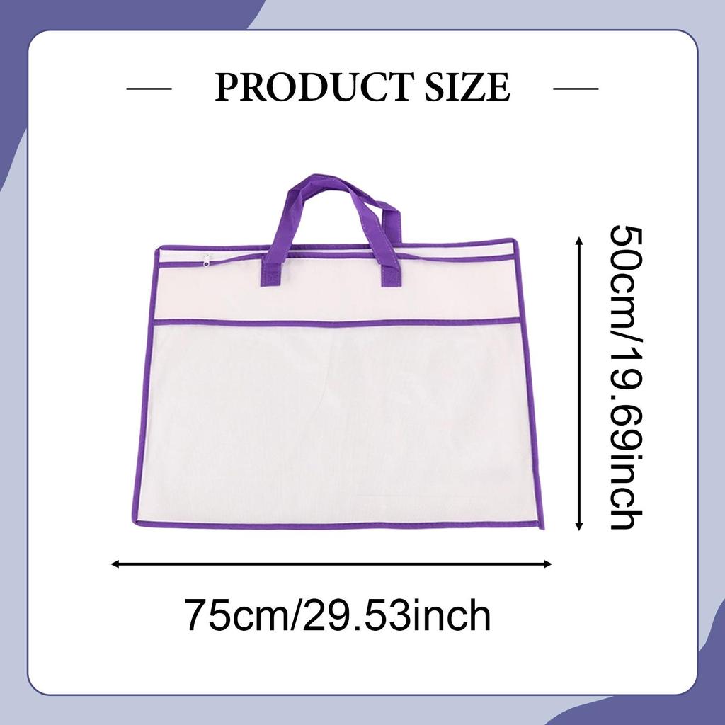 Pillow Storage Bag Handbag Portable with Zipper and Handles Tote Bag Closet