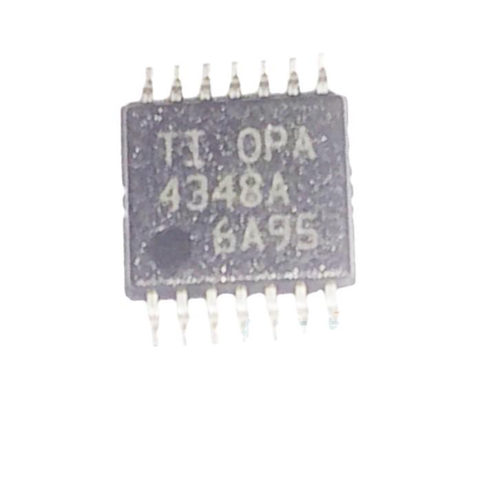 OPA4348AIPWR: OPA4348A TSSOP-14 Surface Mount Operational Amplifier, Original Genuine Product.