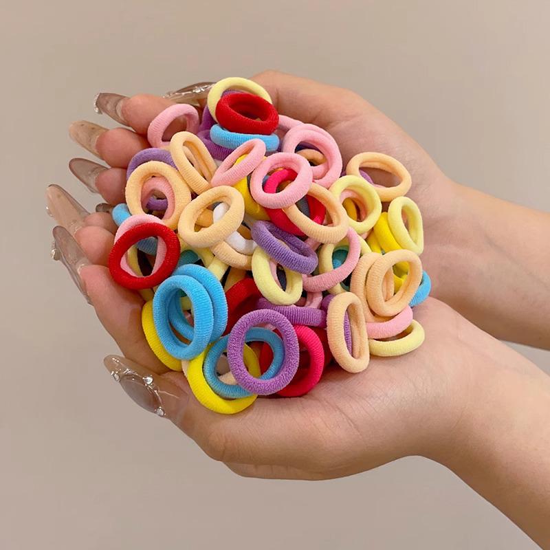 2025 New Style Elastic Kids' Hair Ties – No Damage for Ponytails & Braids