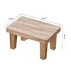 Japanese-style Small Stool Solid Wood Home Low Stool Coffee Table Shoe-changing Stools  Indoor