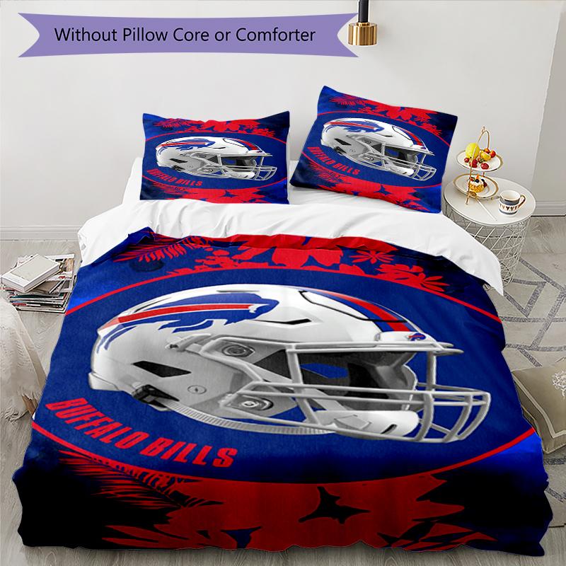 Football Helmet Art Themed Bedding 3Pcs Duvet Cover Set Decorative Bed Linen For Teen Room Home Decoration