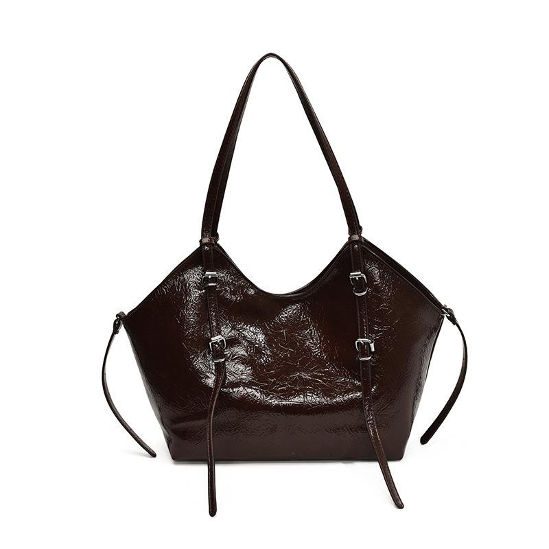 Premium sense retro niche fashion tote bag women's new trendy casual large capacity shoulder handbag