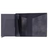 Anti Lost Card Holder Case Trackable Credit Card Wallet with Blocking Anti Thief Function for Daily Use Black