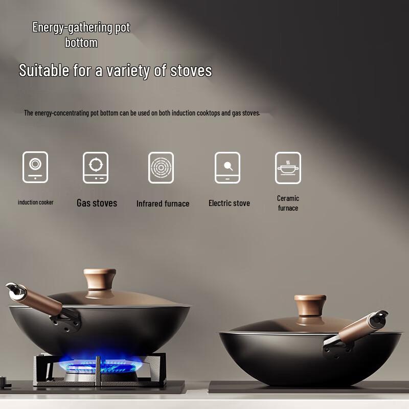 Joyoung Eastern Extreme Non-Stick Fine Iron Wok