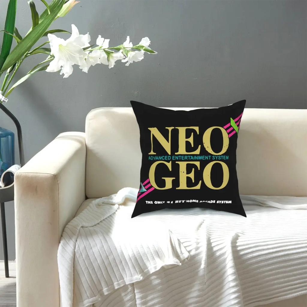 AES Pillowcase Printed Polyester Cushion Cover Decorative Neo Geo Snk Pillow Case Cover Home Zipper 18''