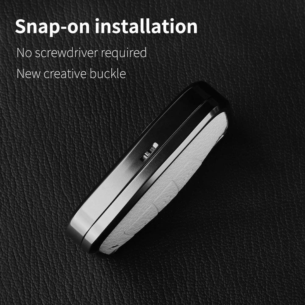 Metal And Leather Car Key Case Cover For Vw Volkswagen Passat B8 Cc Arteon Magotan Gte Skoda Fabia Superb A7 Kodiaq