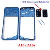 Per OPPO A5s A5Xs A15 A15s A16 A16s A36 A54 A74 A93 A57 A76 4G 5G Telaio Centrale Scocca Cornice + Pulsanti Laterali + Lente Fotocamera