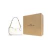 COACH Teri 25 Monogram Shoulder Bag Medium Women's White CA548-IMRFF